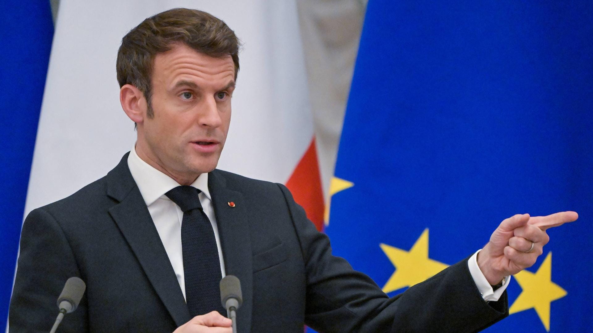 Emmanuel Macron ist weiter bereit, mit Putin zu sprechen.