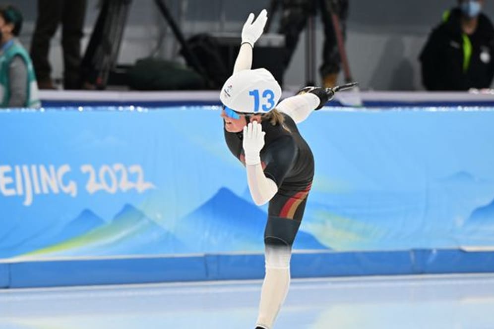 Claudia Pechstein verabschiedete sich von ihren achten Olympischen Spielen.
