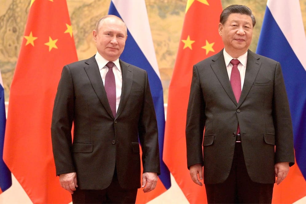 Wladimir Putin und Xi Jinping: Im Ukraine-Konflikt bekommt der russische Präsident keine Rückendeckung aus Peking.