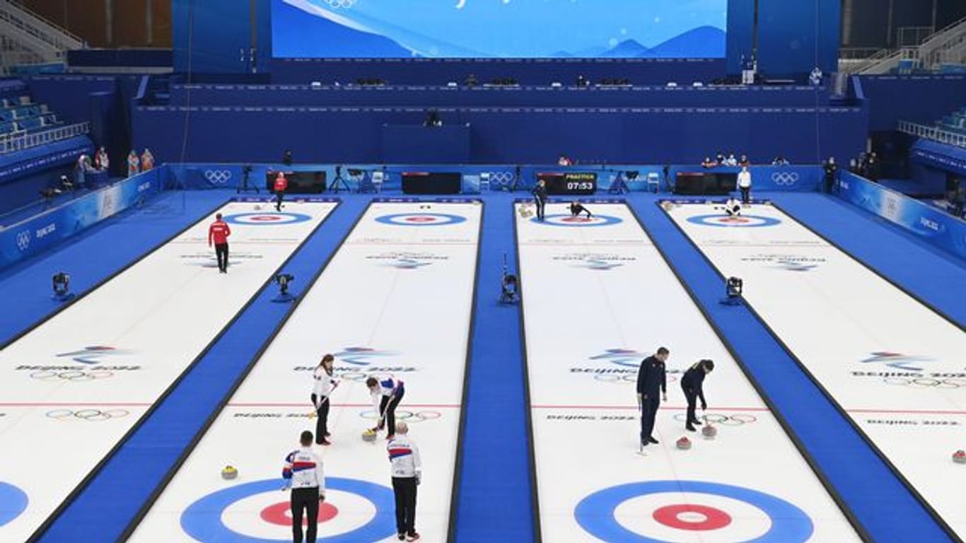 Die Curling-Wettbewerbe wurden im Nationalen Schwimmzentrum ausgetragen.