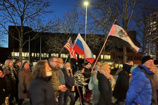 Coronavirus - Demonstration gegen die Corona-Regeln