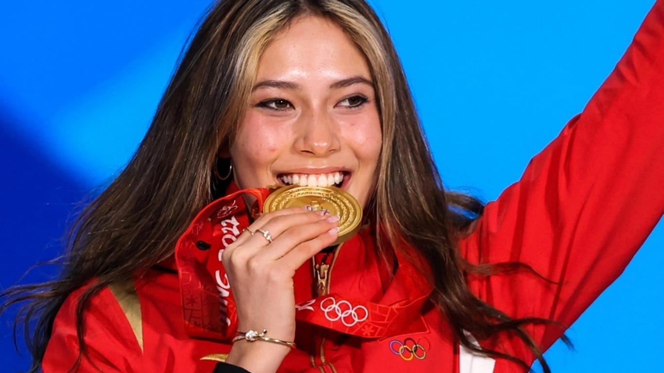 Eileen Gu: Die Freestyle-Skierin gewann bei den Spielen 2022 in Peking eine Goldmedaille für China.