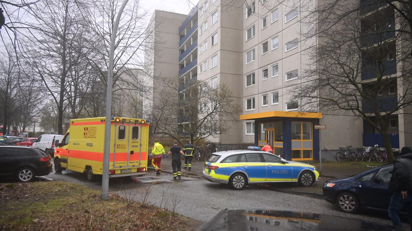Das Wohnhaus in Hamburg-Niendorf: Eine Nachbarin hatte die Polizei alarmiert.