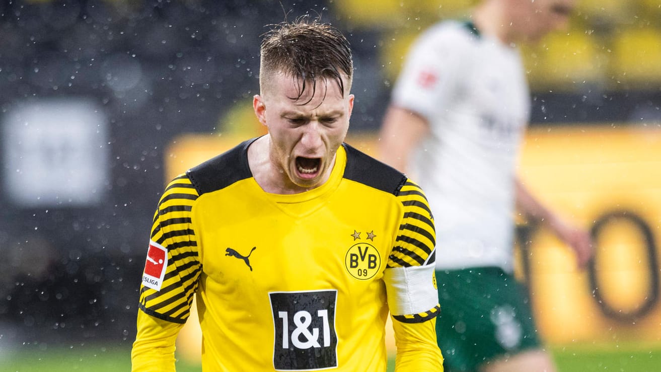 Marco Reus: Der BVB-Kapitän schreit nach einem Gala-Auftritt den Frust der vergangenen Wochen heraus. Marco Reus: Der BVB-Kapitän schreit nach einem Gala-Auftritt den Frust der vergangenen Wochen heraus.