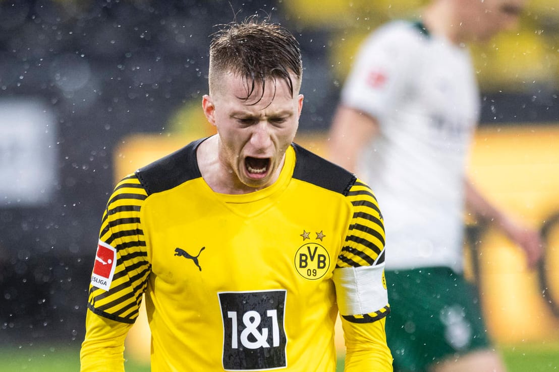 Marco Reus: Der BVB-Kapitän schreit nach einem Gala-Auftritt den Frust der vergangenen Wochen heraus.