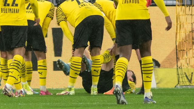 Giovanni Reyna musste verletzt ausgewechselt werden.