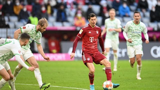 Traf auch gegen Greuther Fürth: Bayern-Stürmer Robert Lewandowski.