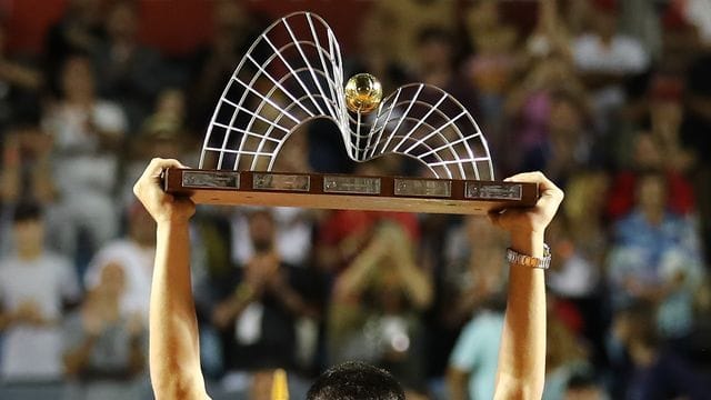 Carlos Alcaraz bezwang in Rio im Finale den Argentinier Diego Schwartzman. Carlos Alcaraz bezwang in Rio im Finale den Argentinier Diego Schwartzman.