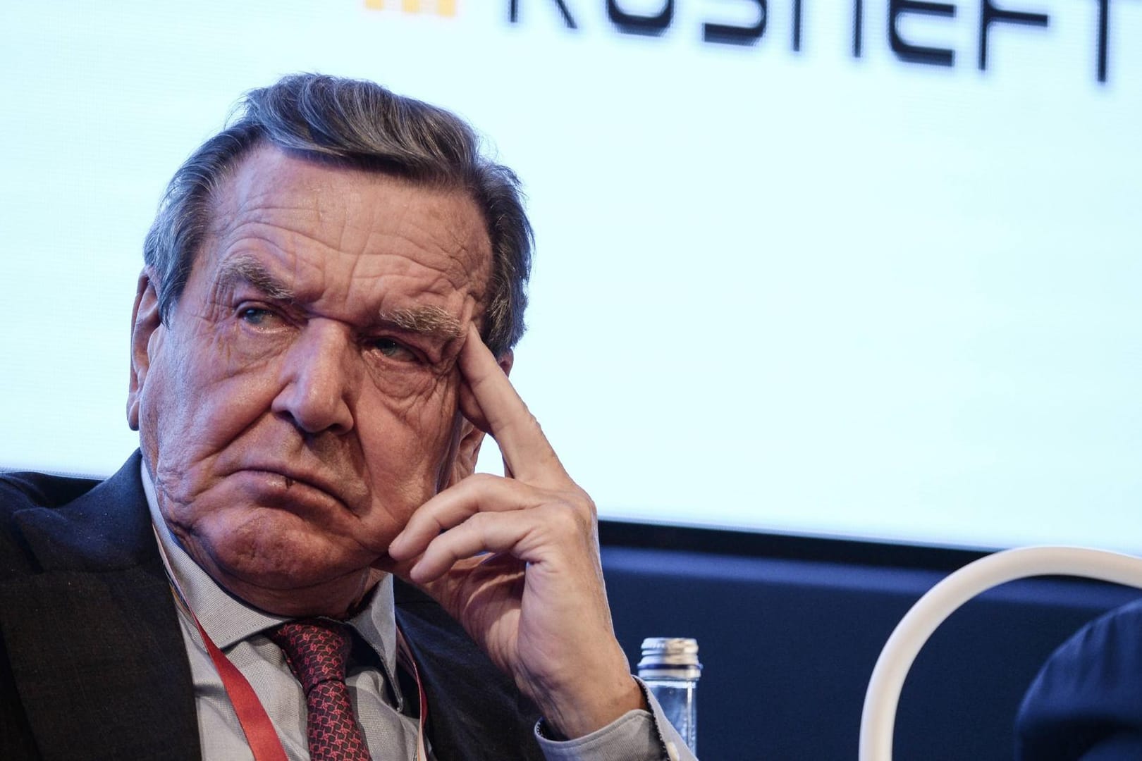 Gerhard Schröder: Der Altkanzler und Gaslobbyist hatte mit seinen Aussagen zur Ukraine-Krise für Kritik gesorgt.