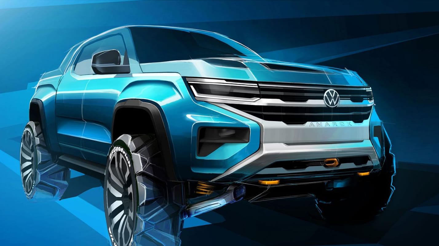 Neuer VW Amarok: Er wird etwa zehn Zentimeter länger als sein Vorgänger und könnte ab etwa 35.000 Euro kosten.