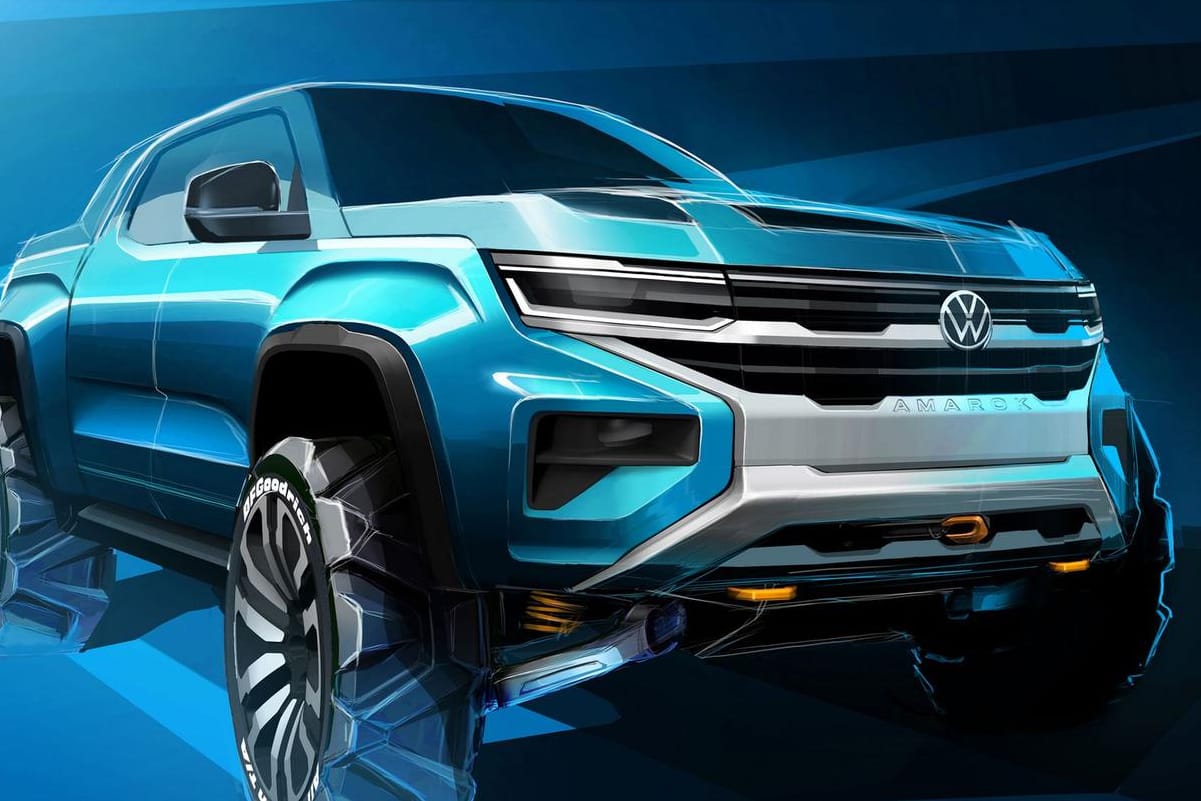 Neuer VW Amarok: Er wird etwa zehn Zentimeter länger als sein Vorgänger und könnte ab etwa 35.000 Euro kosten.