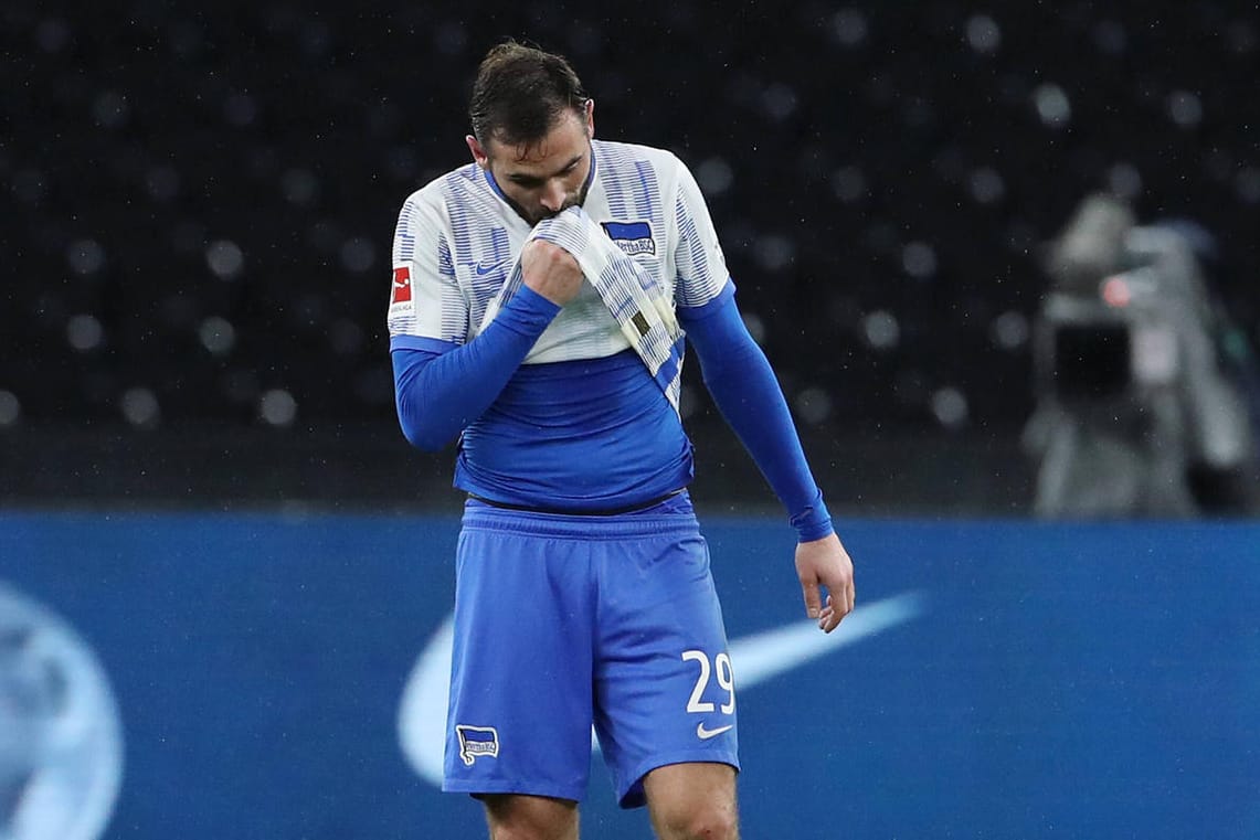 Herthas Lucas Tousart: Die Enttäuschung über die Leipzig-Pleite kann er nicht verbergen.