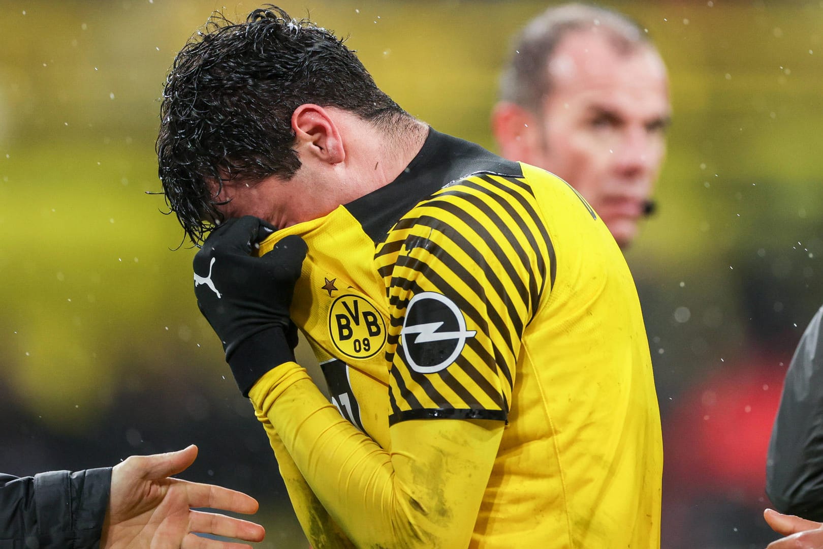 Gio Reyna: Der 19-Jährige hatte am Sonntag unter Tränen den Platz verlassen.