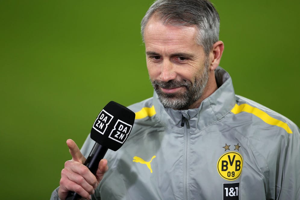 Marco Rose: Das Spiel des Dortmunder Trainers gegen Bielefeld findet am 13. März parallel zur Partie zwischen Frankfurt und Bochum statt.