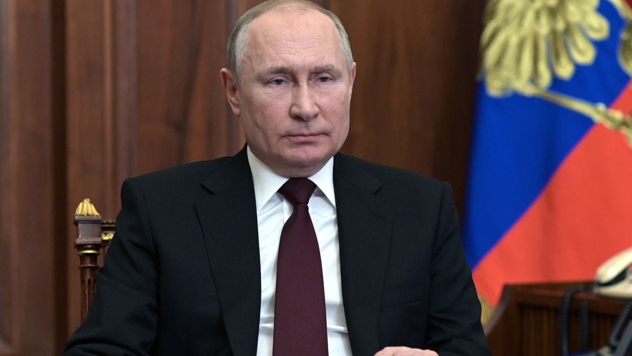 Fernsehansprache von Wladimir Putin. Fernsehansprache von Wladimir Putin.