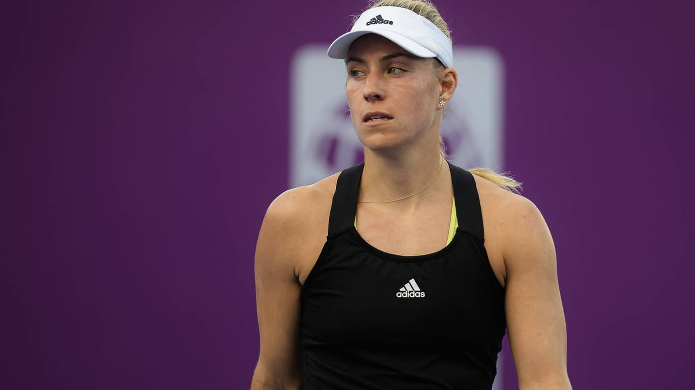 Angelique Kerber: Die beste deutsche Tennisspielerin enttäuschte in Doha.