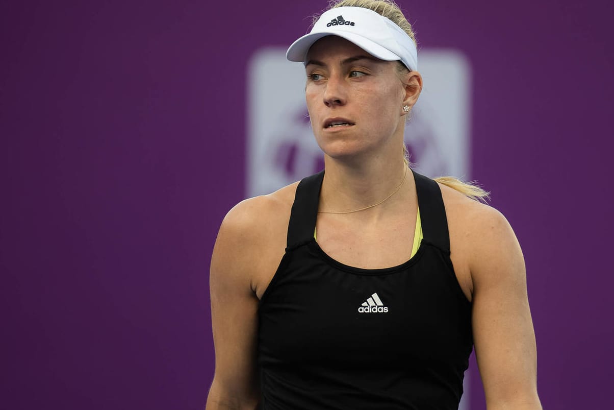 Angelique Kerber: Die beste deutsche Tennisspielerin enttäuschte in Doha.