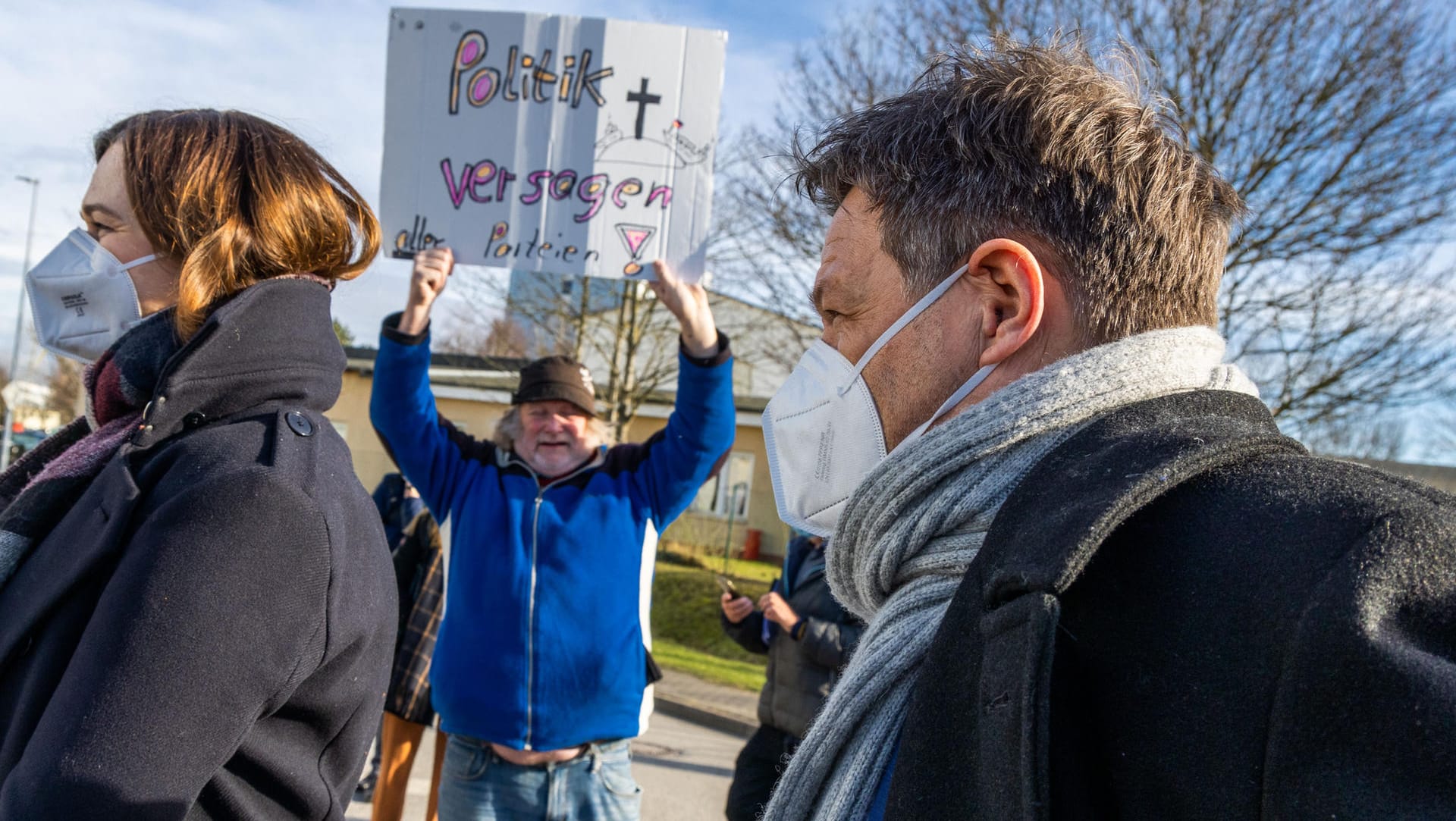 Robert Habeck, hier in Rostock-Laage.