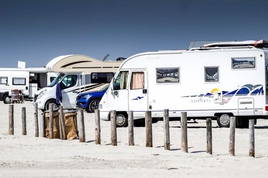 Camper am Strand