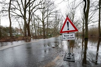 Überschwemmung nach Stürmen in Norddeutschland