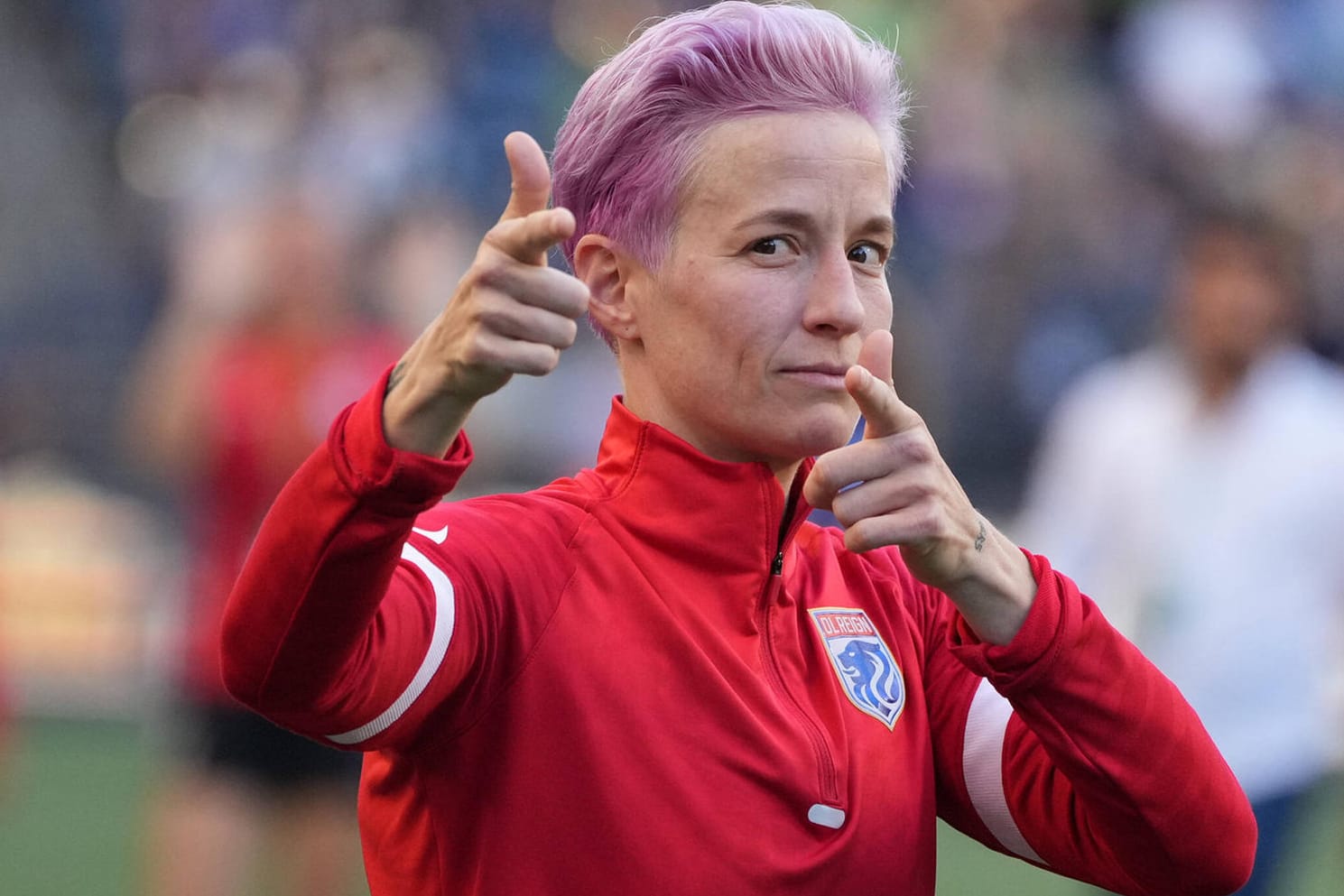 Megan Rapinoe am Ziel: Die US-Fußballerinnen werden künftig gleich bezahlt wie die Männer.