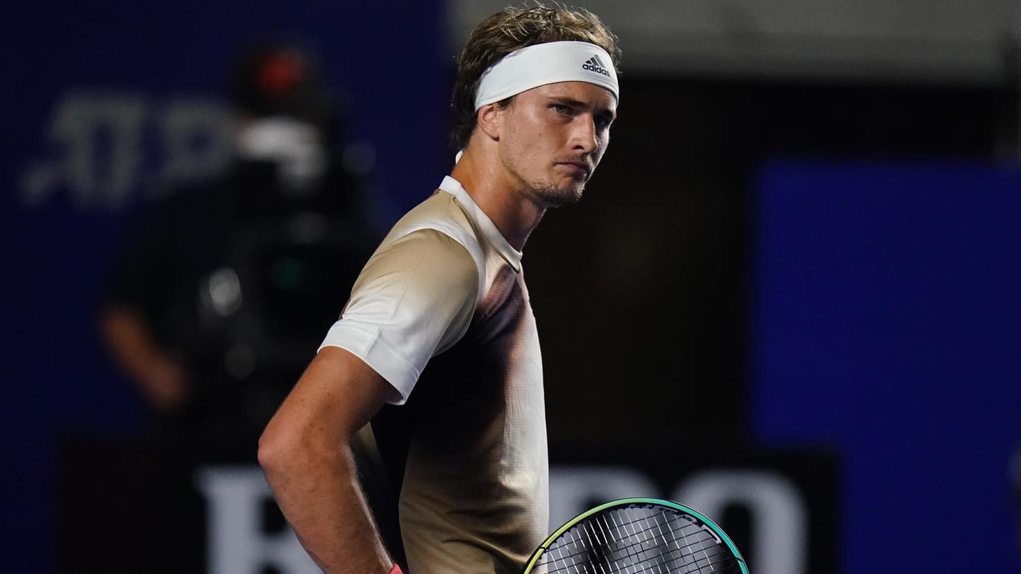 Die Beherrschung verloren: Alexander Zverev beim Turnier in Acapulco.