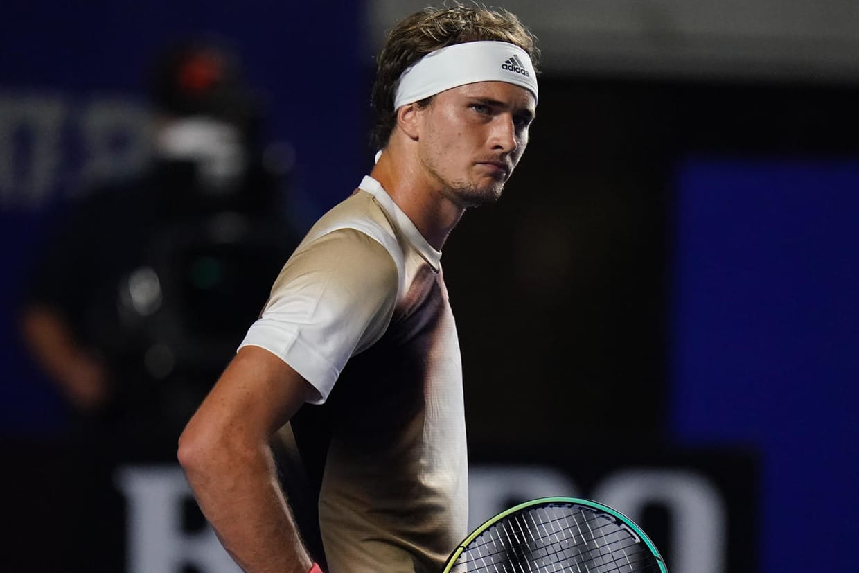 Die Beherrschung verloren: Alexander Zverev beim Turnier in Acapulco.