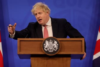 Der britische Premierminister Boris Johnson (Archivbild): Großbritannien hatte am Dienstag Sanktionen gegen fünf russische Banken verhängt, Kritiker hielten das für zu lasch.