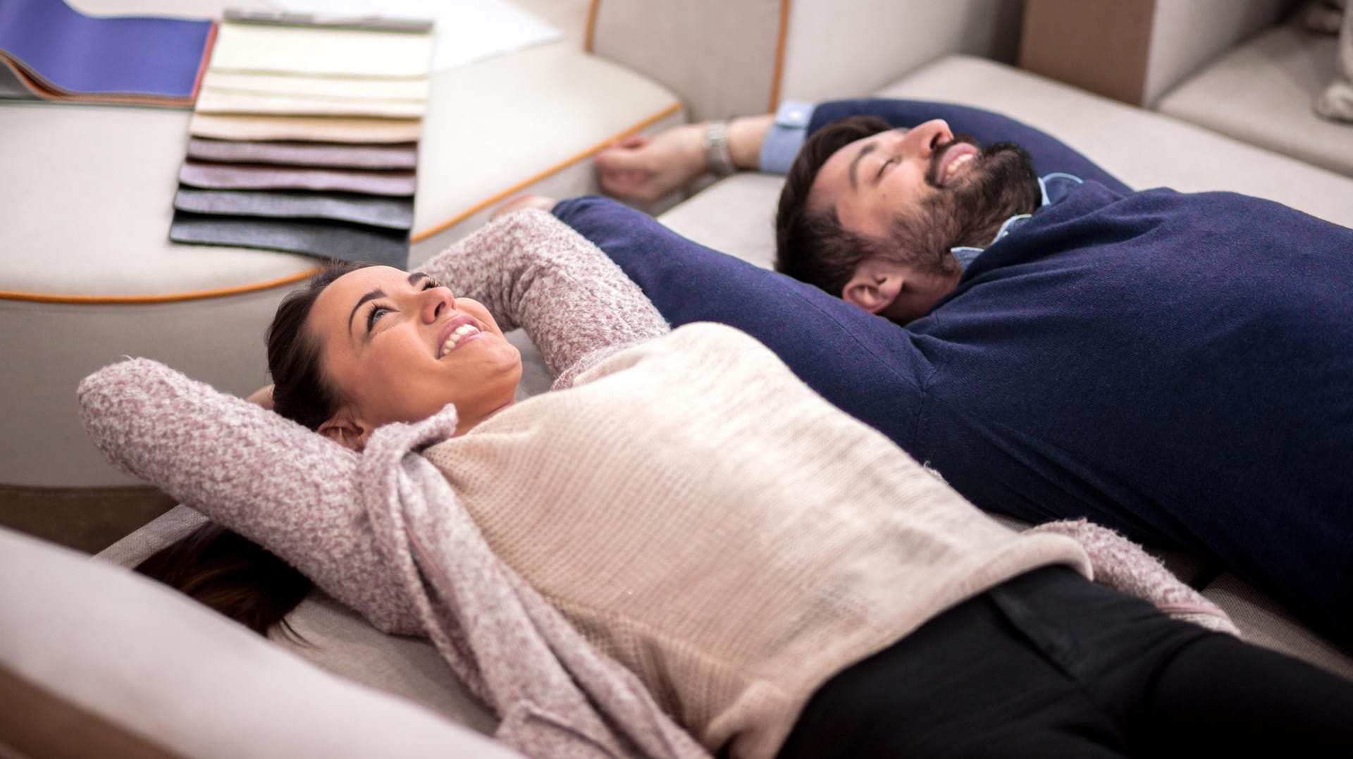 Entspannung: Auf den gemütlichen Sofas ist eine Verschnaufpause nach dem Shopping besonders angenehm.