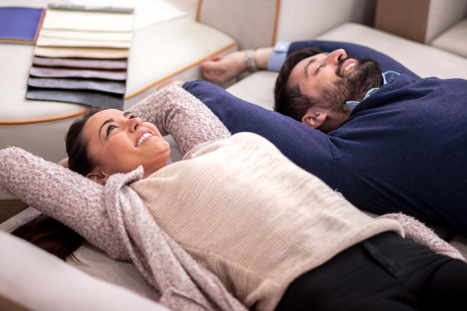 Entspannung: Auf den gemütlichen Sofas ist eine Verschnaufpause nach dem Shopping besonders angenehm.