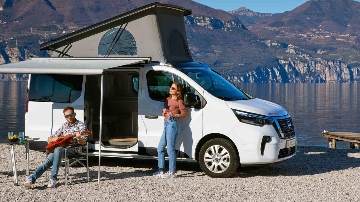 Gefragtes Konzept: Campingbusse vereinen Komfort im Urlaub und einen gewissen Nutzen im Alltag. Zum Sommer bringt Nissan deshalb den Primastar "Seaside by Dethleffs" auf den Markt.