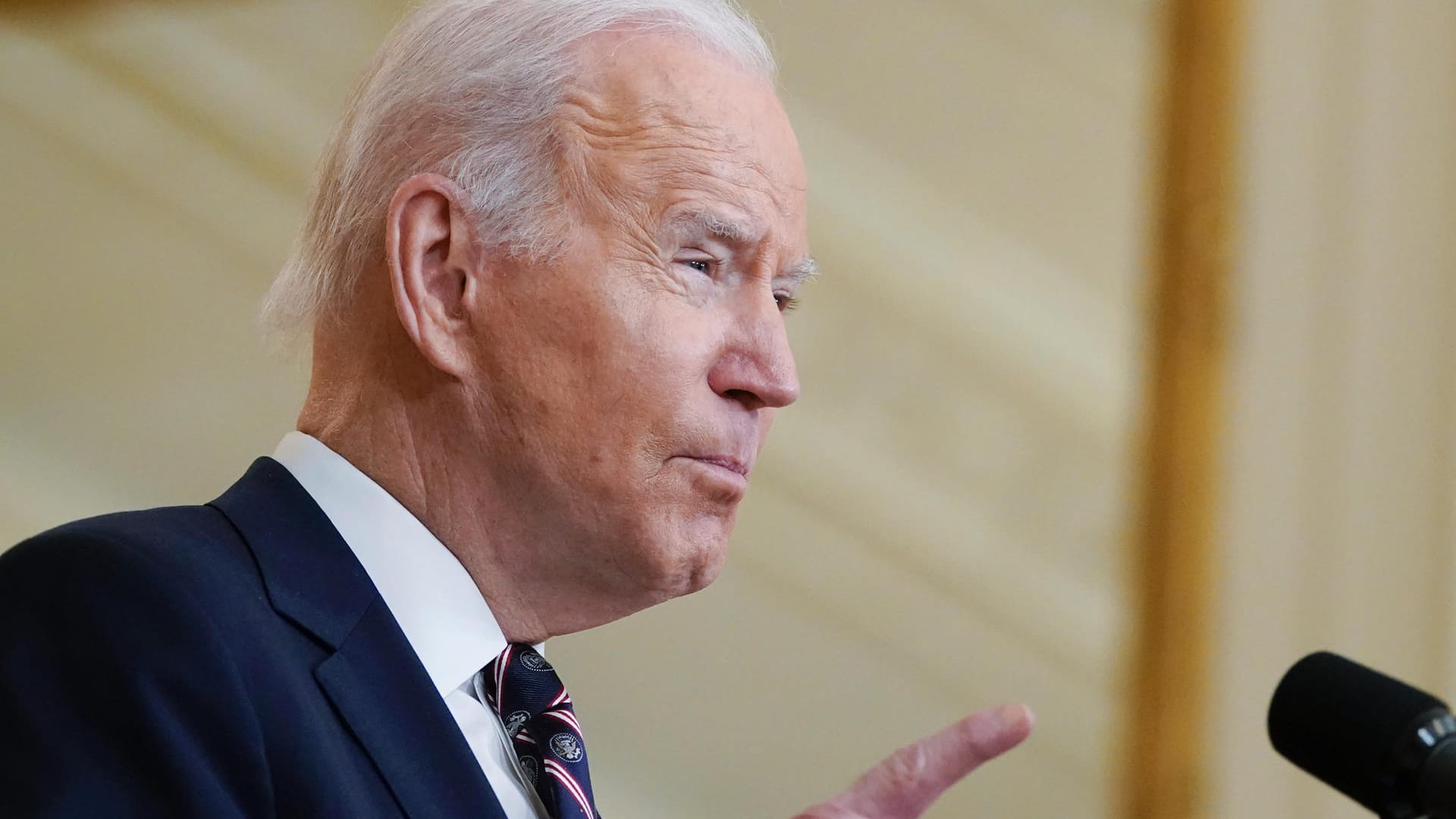 US-Präsident Joe Biden hat die Militäraktionen Russlands scharf verurteilt.