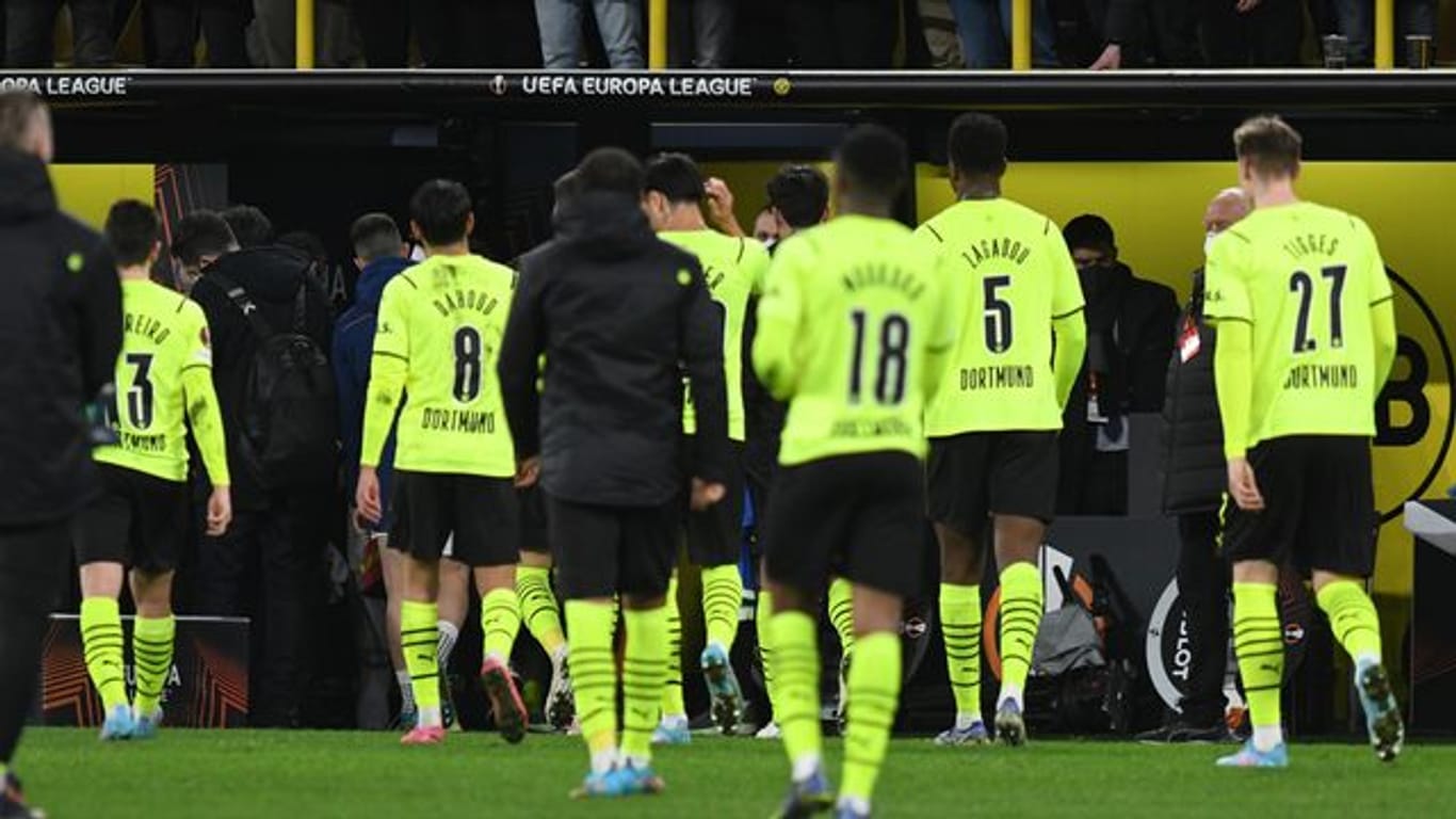 Die Ausgangslage für Borussia Dortmund beim Rückspiel in Glasgow ist nicht gut.