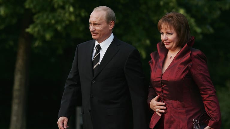 Wladimir Putin: Hier mit seiner Ex-Frau Ljudmila Putina im Juni 2007 bei einem Deutschlandbesuch.