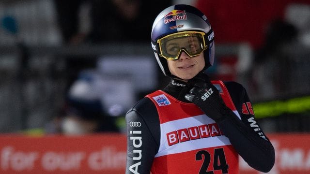 Andreas Wellinger startete zuletzt im Continental Cup, der zweiten Liga des Skispringens.