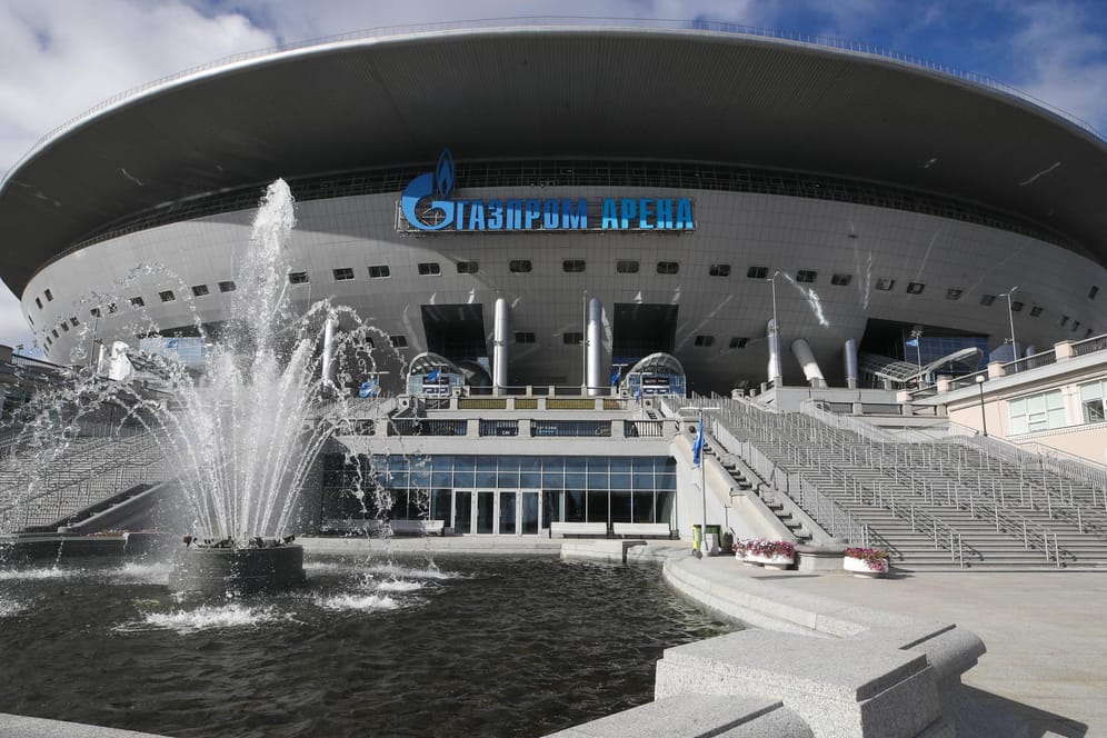 Gazprom Arena: In diesem Stadion in St. Petersburg sollte das Finale der Champions League ausgetragen werden.