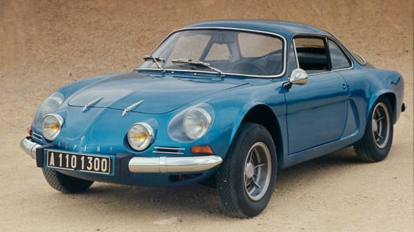 Das Original: 1963 kam der berühmte Alpine A110 erstmals auf den Markt. Er ist der Sportwagen Frankreichs schlechthin.