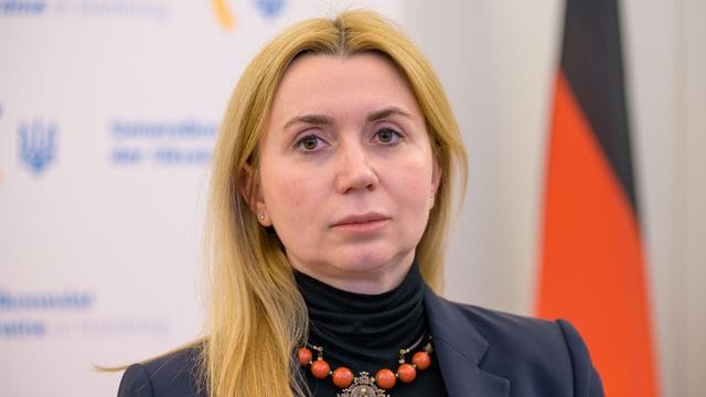 Ukrainische Generalkonsulin Iryna Tybinka