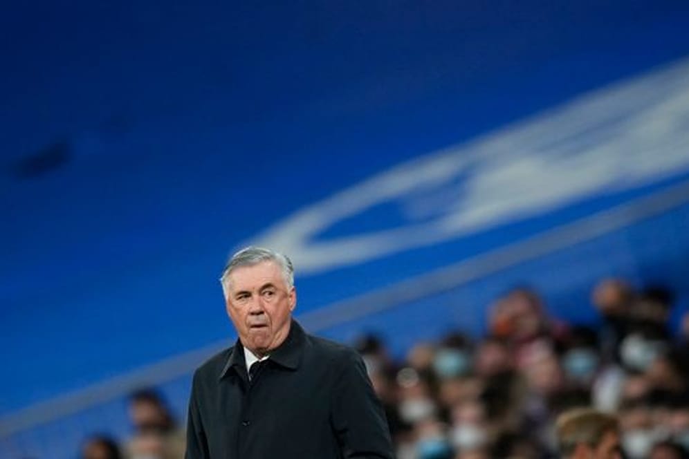 Real Madrids Trainer Carlo Ancelotti.