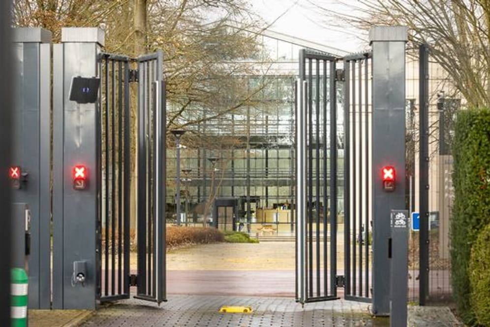 Der Hauptsitz des Banken-Kommunikationsnetzwerks Swift (Society for Worldwide Interbank Financial Telecommunication) in der Nähe von Brüssel.