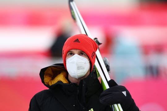 Die deutsche Mannschaft um Karl Geiger zählt beim Teamspringen in Lahti zu den Mitfavoriten.