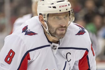 Klar gegen den Krieg: Eishockey-Star Alex Ovechkin von den Washington Capitals.