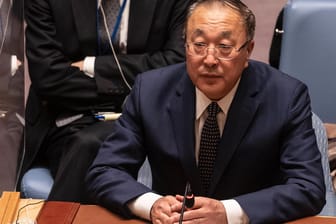 Chinas UN-Botschafter Zhang Jun im Sicherheitsrat: Jetzt sind wir an einem Punkt angelangt, den wir nicht sehen wollen".
