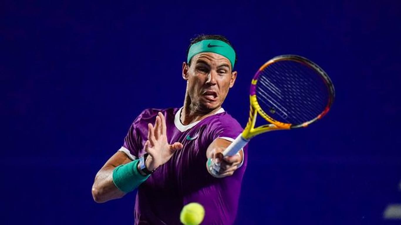 Rafael Nadal setzte sich im Halbfinale von Acapulco souverän gegen Daniil Medwedew durch.