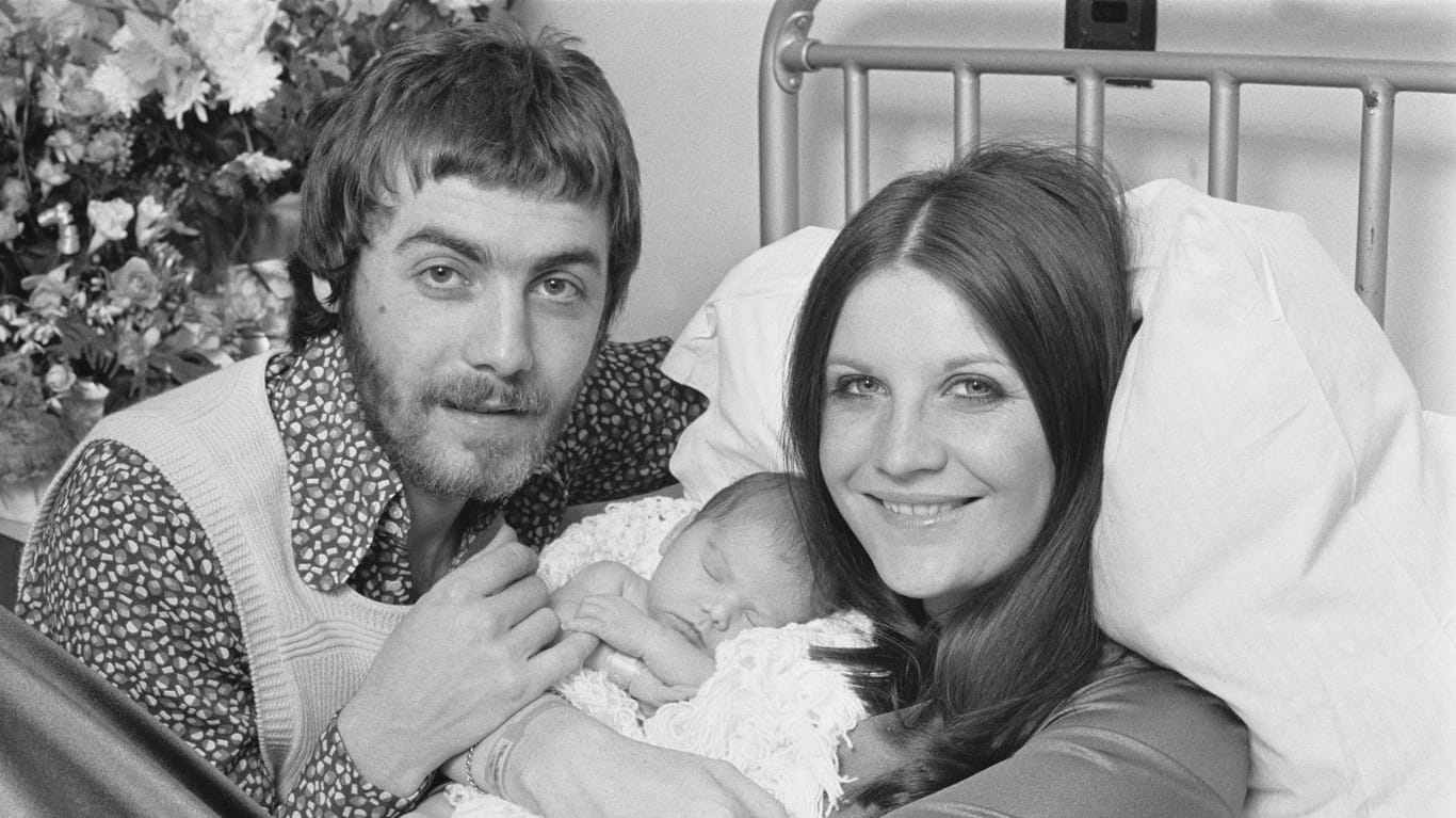 Jeff Banks und Sandie Shaw: 1971 wurde die Musikerin zum ersten Mal Mutter.