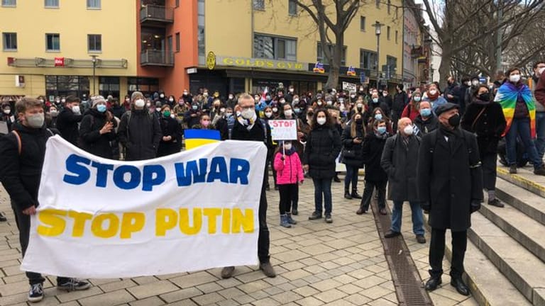 Ukraine-Konflikt - Kundgebung in Jena