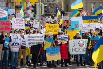 Ukraine-Konflikt - Demonstration in Stuttgart