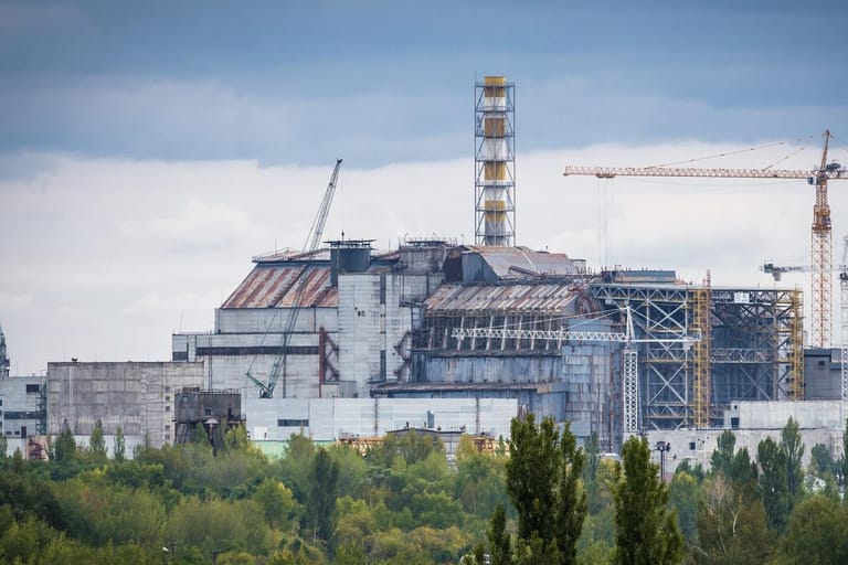 Der zerstörte Reaktor in Tschernobyl (Archivbild): Seit der russischen Eroberung haben sich dort die Strahlenwerte erhöht.