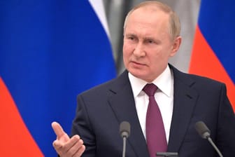Wladimir Putin: Der Besuch von Bundeskanzler Olaf Scholz in Moskau hat den Ukraine-Krieg nicht verhindert.