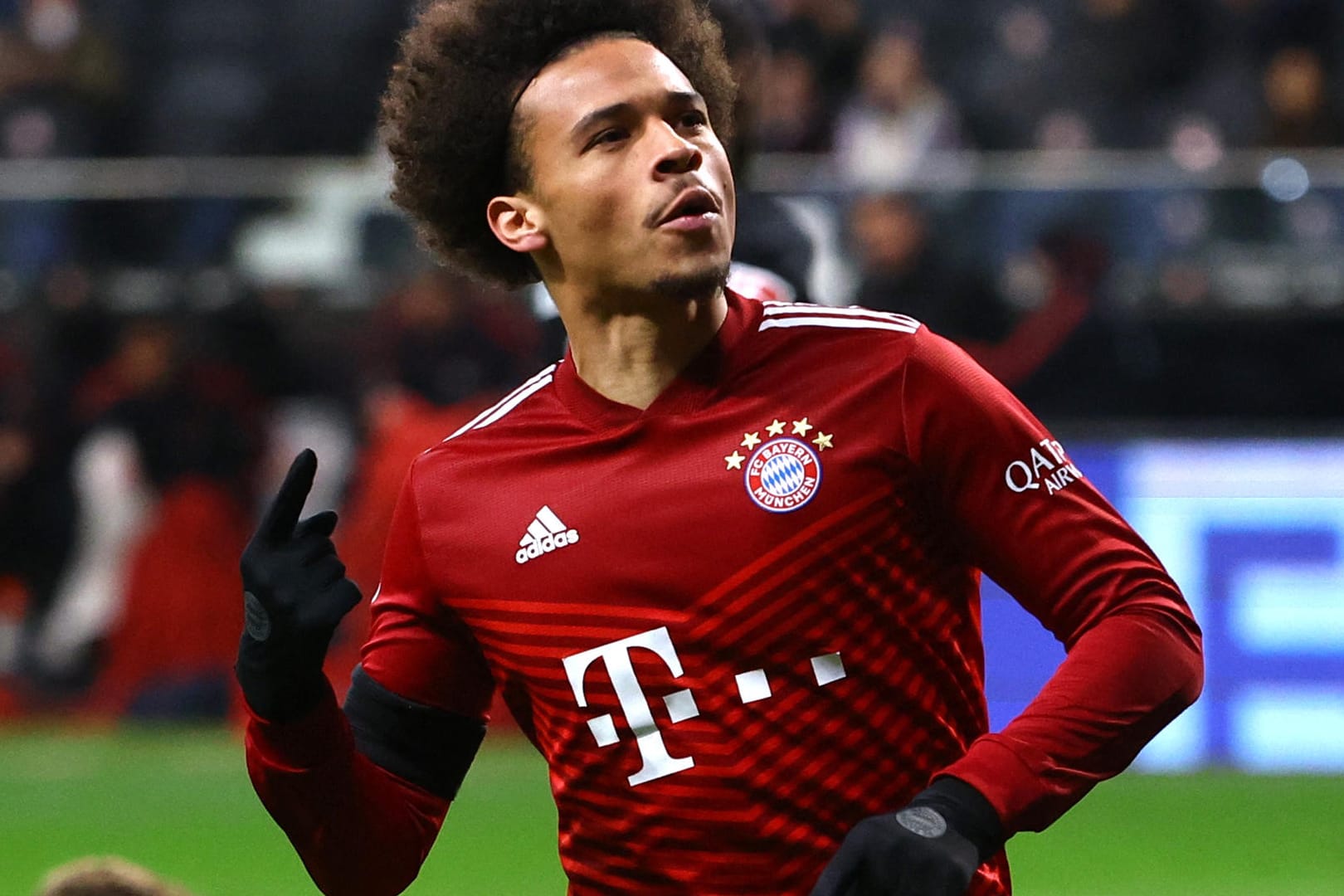 Leroy Sané: Der Nationalspieler erzielte das 1:0 für den FC Bayern gegen Frankfurt.